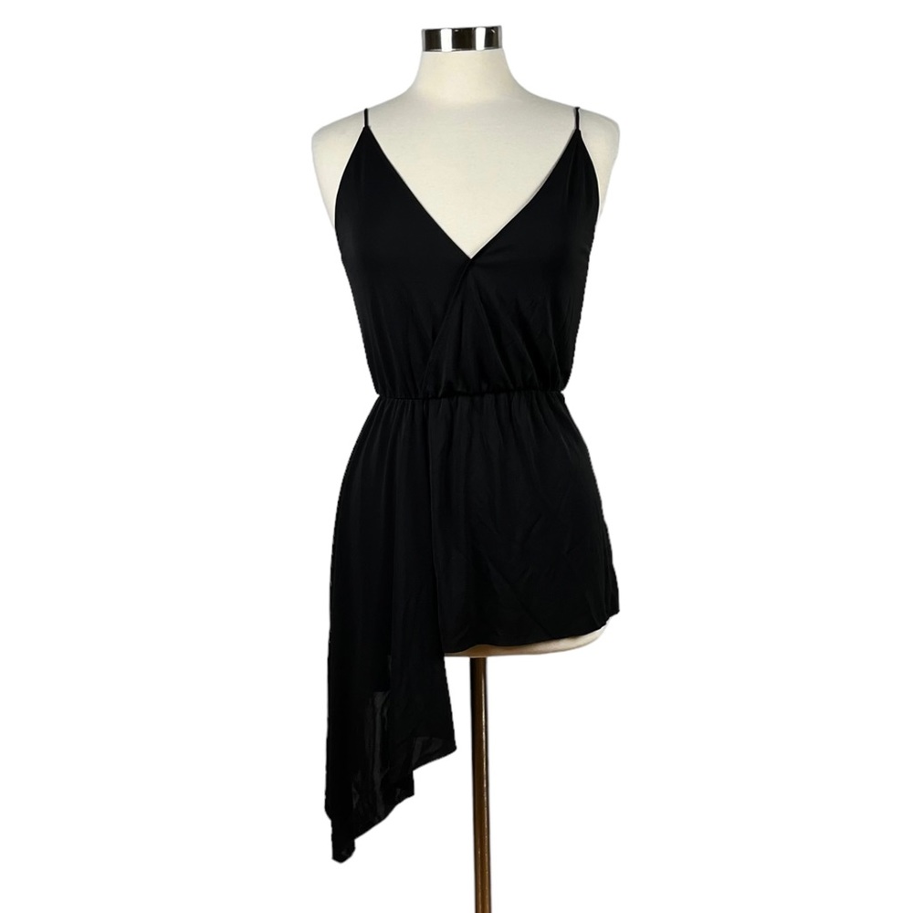 Zara Collection Black Asymmetrical Top